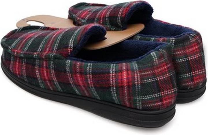 Actual product image Slumberzzz Mens Checked Slippers (45.5)