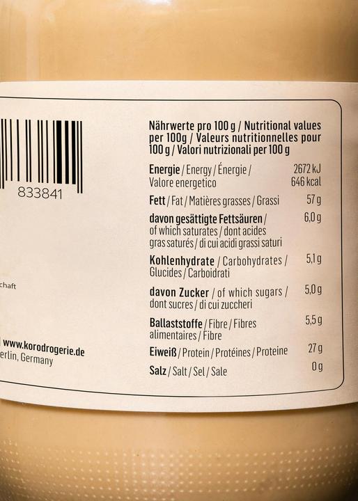 Produktbild KoRo Mandelmus Weiss (500 g)