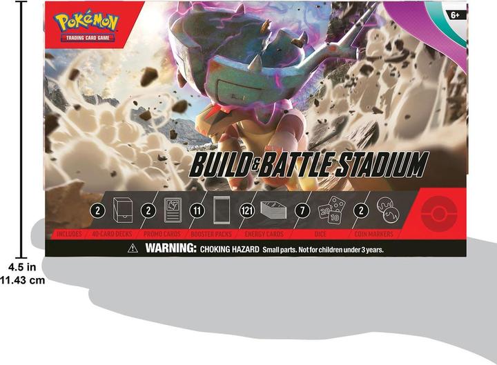 Actual product image Pokémon SV02 - Build & Battle Stadium (English, Build & Battle Box)