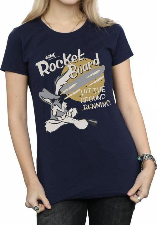 Looney Tunes Wile E Coyote Rocket Board TShirt