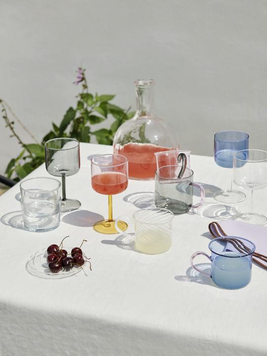 Actual product image HAY Lots de 2 verres?? vin TINT Bleu clair (25 cl, 2 Glasses, Red wine glasses)