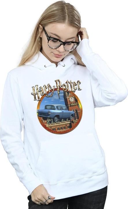 Actual product image Womens/Ladies Flying Car Hoodie (S)