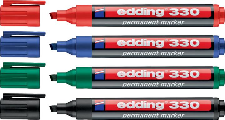 Actual product image Edding Permanent marker 330 (Blue, 1 mm, 1 x)