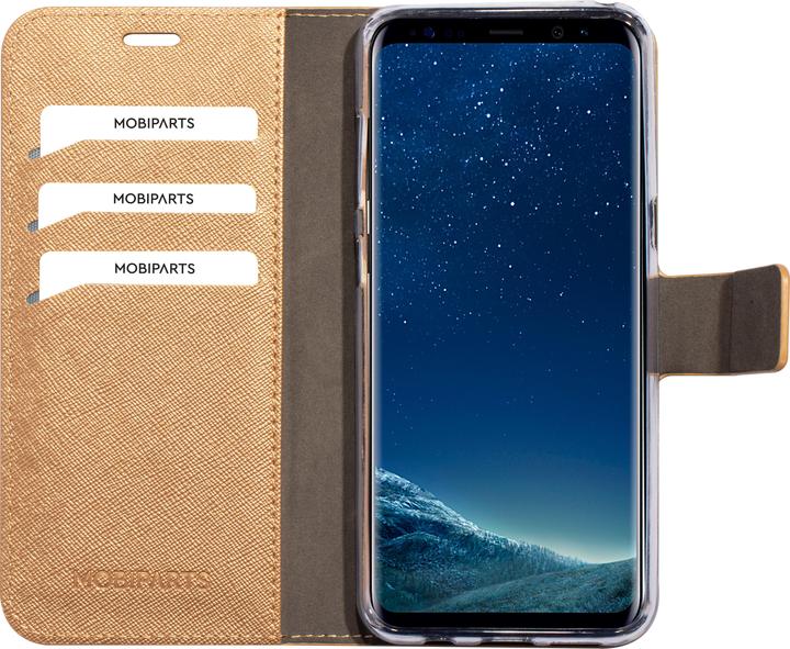 Actual product image Mobiparts Saffiano Wallet Case Samsung Galaxy S8 Copper (Samsung Galaxy S8+)