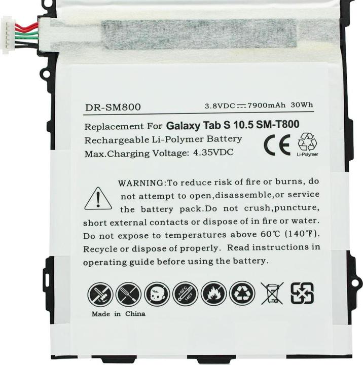 Image du produit Samsung Batterie Galaxy Tab S 10.5, SM-T800, SM-T805