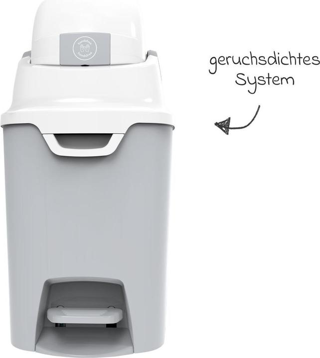 Produktbild Diaper Champ Windeleimer One Standard Handsfree 60 l Silber