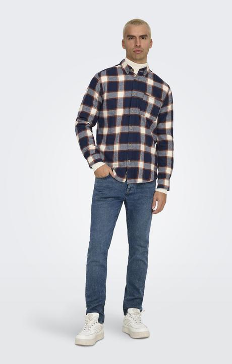 Produktbild Only & Sons Onsral Ls Slim Check Shirt (XXL)
