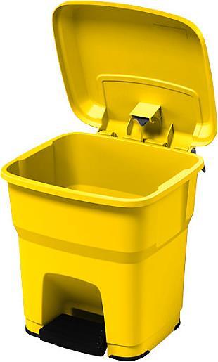 Image du produit Rothopro Collecteur de déchets à pédale en plastique (35 l)