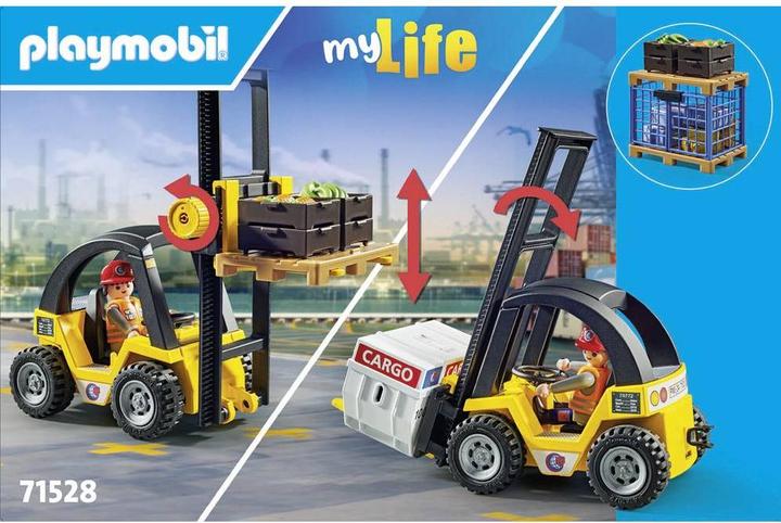 Produktbild Playmobil Gabelstapler mit Fracht (71528, Playmobil My Life)