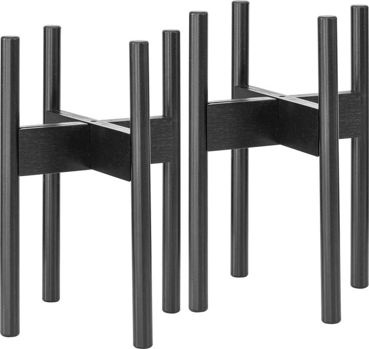 Immagine prodotto Rubberneck Supporto per piante 2 pezzi, Nero