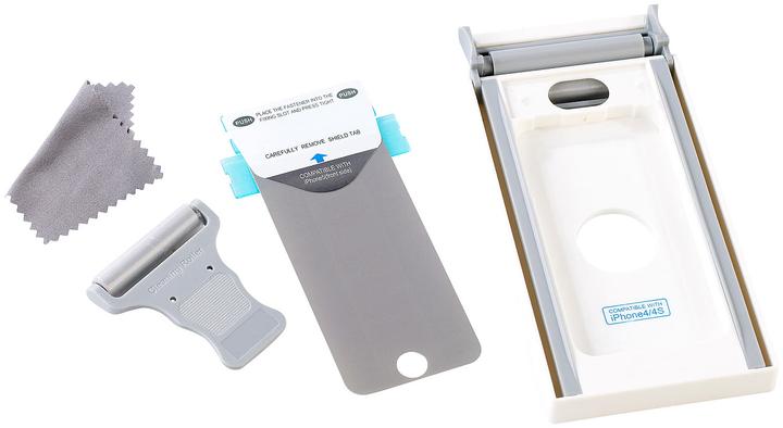 Image du produit Somikon Film de protection d'écran avec applicateur pour iPhone 4/4s (1 pièce(s), Apple iPhone 4)