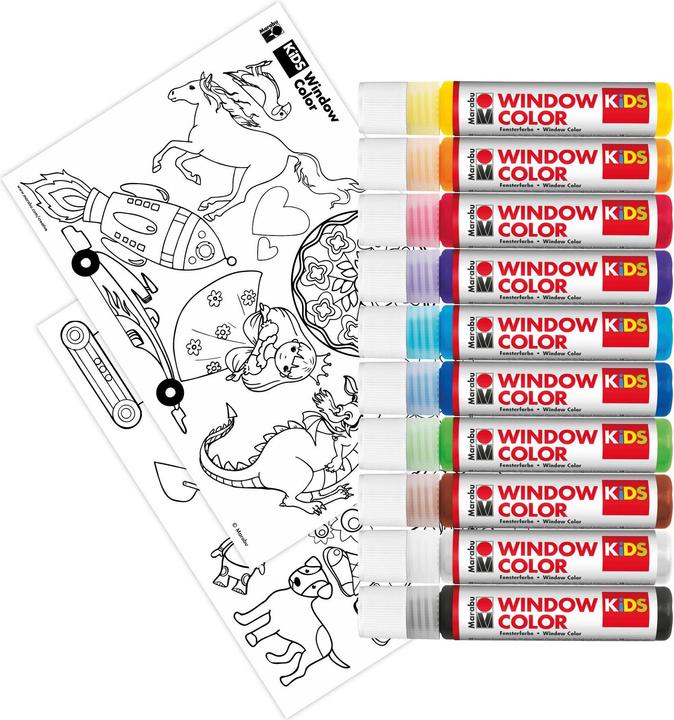 Actual product image Marabu Window Color Fun & Fancy (Multicolor, 250 ml)