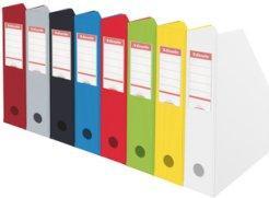 Actual product image Leitz Esselte Standard file folder, DIN A4, cardboard, green (W)100 mm with PVC film, foldable, with S (A4)