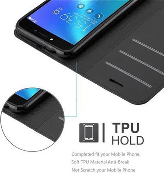 Actual product image Cadorabo Book with stand function cover (Asus Zenfone Live, Asus Zenfone 3 Go)