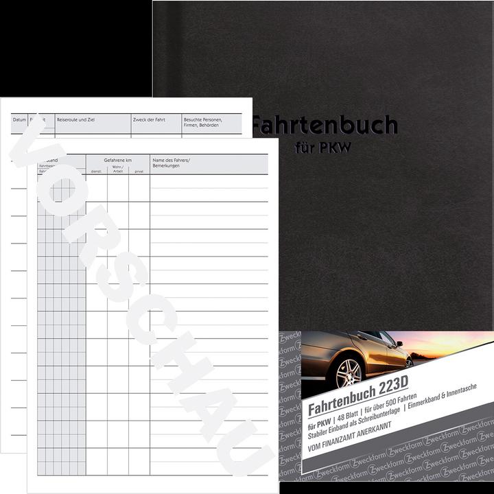 Actual product image Avery Logbook (A5, Special ruling, Hardcover)