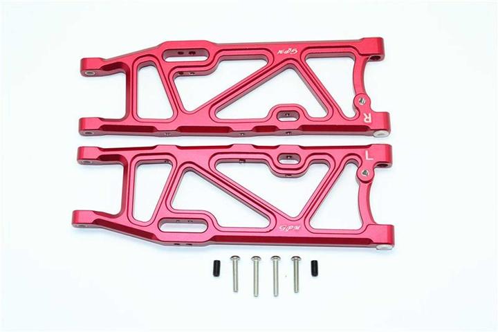 GPM aluminium wishbone lower rear red arrma kraton, outcast, notorius 6s