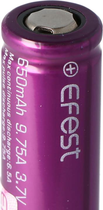 Produktbild Efest IMR 14500 (Pluspol flach) (1 Stk., 14500, 650 mAh)