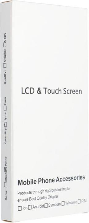 Actual product image Partner Telecom LCD display! OEM LCD Screenfor iPhone 4S with digitizer white HQ (Display, iphone 4S)