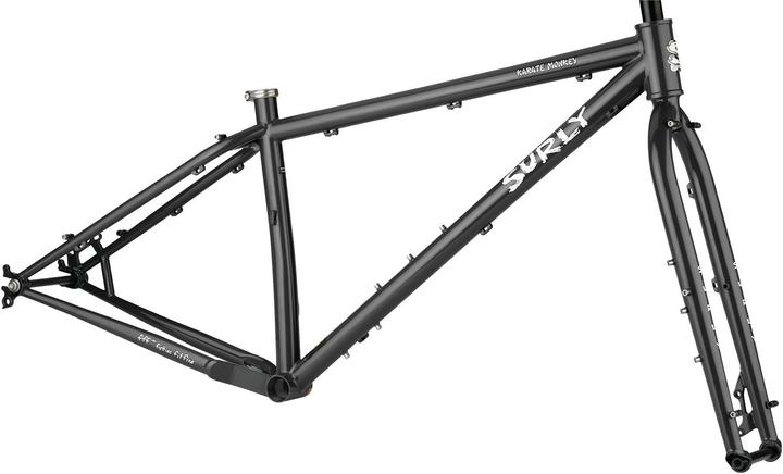 Actual product image Surly Karate Monkey MTB Frame Kit, 27.5+/29", hi-viz black