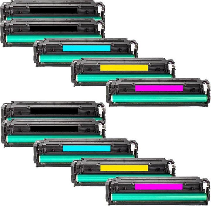 Actual product image Hermex Compatible toner for HP Color LaserJet Pro CM1415fnw (M, C, Y, FC)