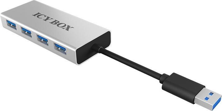 Produktbild Icy Box Raidsonic IB-AC6104 4 neue USB 3.0-Geräte (USB-A, 4 Ports)