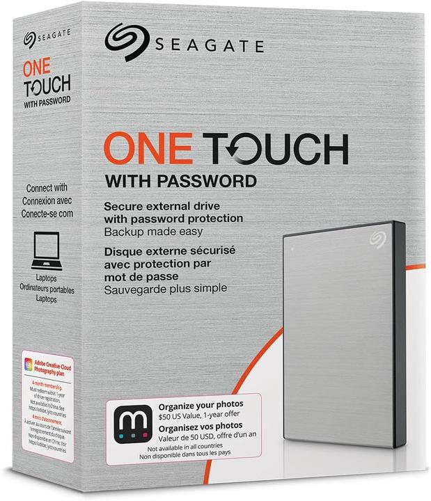 Actual product image Seagate One Touch with Password (2 TB)