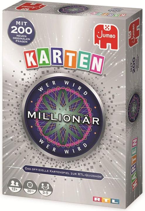 Immagine prodotto Jumbo Chi vuole essere un milionario gioco di carte (Tedesco)
