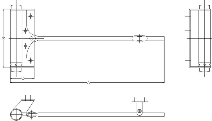 Produktbild Fridavo Türfeder (Zimmertür, Eingangstür, Holztür, Balkontür, Indoor)