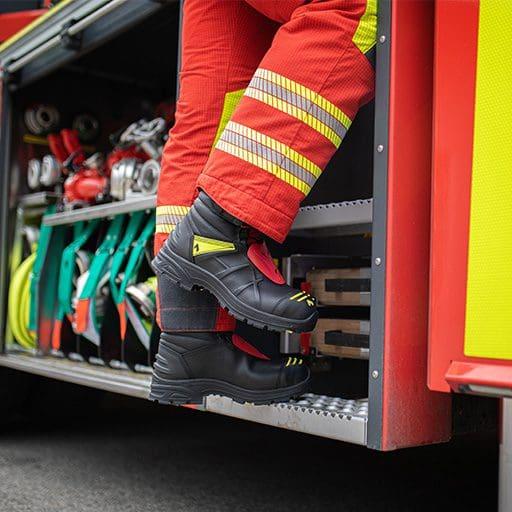 Image du produit Haix Bottes de pompiers "Fire Eagle Pro" 507511 avec protection anti-coupure 38 (38)