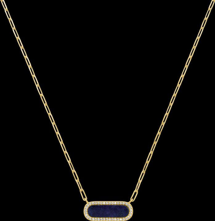 Produktbild Charles Garnier Halskette aus vergoldetem Silber, Lapislazuli, Zirkonoxid (925er Silber)