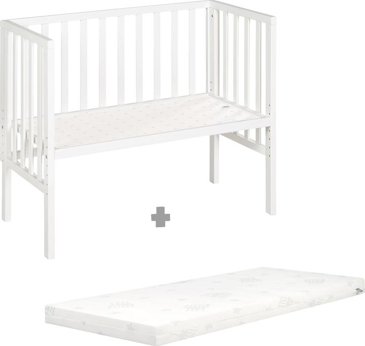Produktbild Roba Beistellbett 2in1 mit Barriere + Matratze