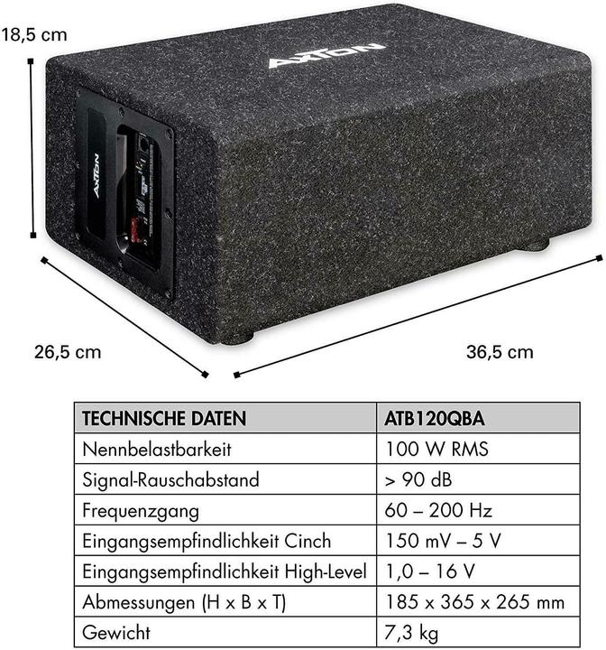 Produktbild Axton ATB120QBA Cube (100 W)