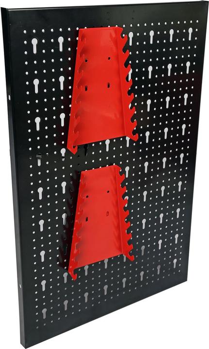Actual product image Wiltec Tool Storage Racks 3 Perforated Panels with 17 Different Hooks, 120x60cm