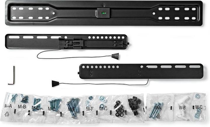 Produktbild Nedis Feststehende TV-Wandhalterung - 37-70" - Max. 35 kg - Ultraschlank - Automatische Federvers (Wand, 70", 35 kg)