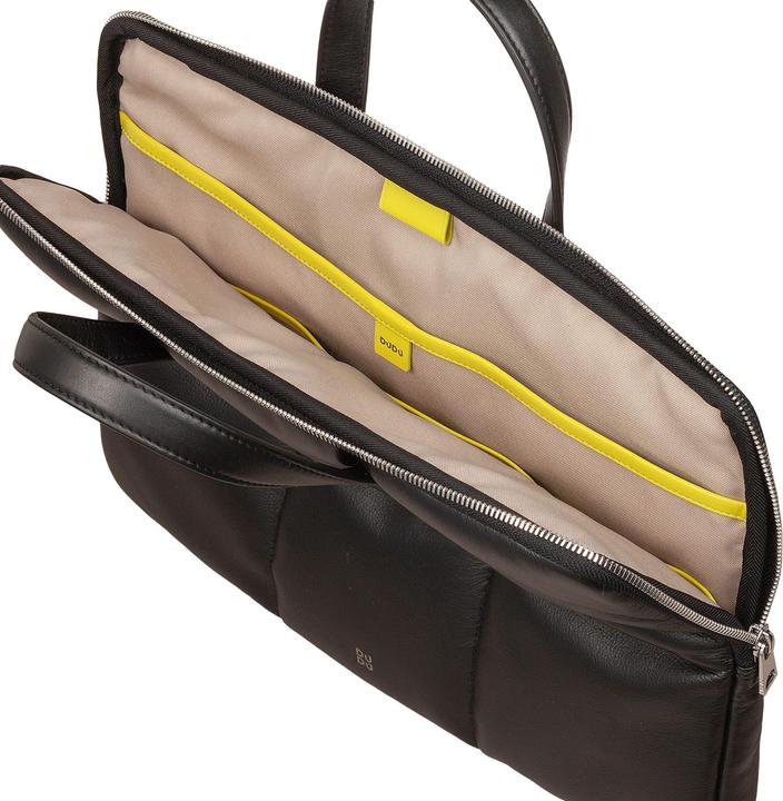 Actual product image Dudu Togean laptop bag leather 36 cm