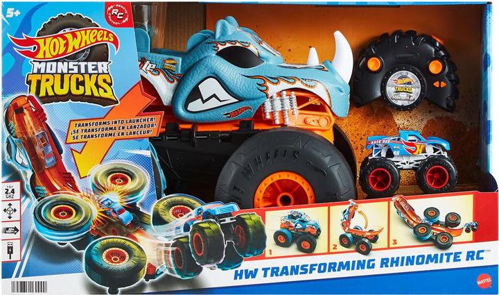 Actual product image Hot Wheels R/C MT Transforming Rhinomite