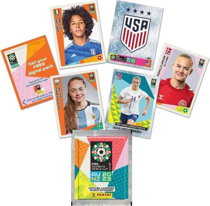 Immagine prodotto Panini FIFA Women's World Cup 2023 Sticker Collection (Tedesco, Pacchetto Booster)