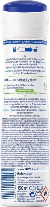 Immagine prodotto NIVEA Attivo secco (Getto vaporizzato, 150 ml)