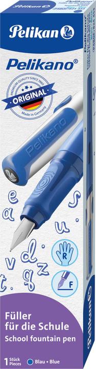 Actual product image Pelikan o Original right-handed fountain pen F (Blue, 1 x)