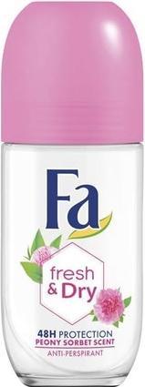 Actual product image Fa Fresh & Dry Antiperspirant Peony Sorbet Roll-On 50ml (Roll-on, 50 ml)