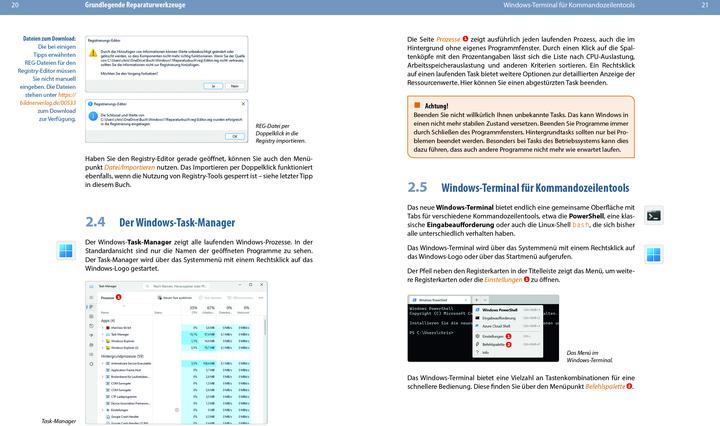 Nährwerte und Zutaten Windows 11 Reparaturhandbuch (Deutsch, Christian Immler, 2022)