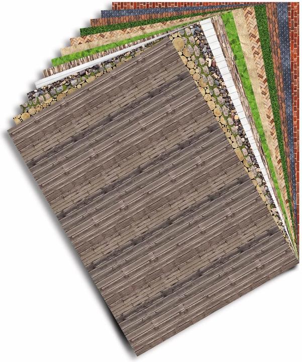Produktbild Folia Motivkarton "Strukturen", 500 x 700 mm, 270 g/qm (270 g/m²)