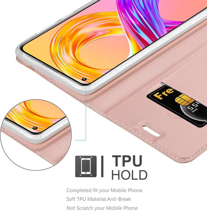 Produktbild Cadorabo Classy Book Hülle für Realme 8 4G / 8 PRO (Realme 8 Pro, realme 8)