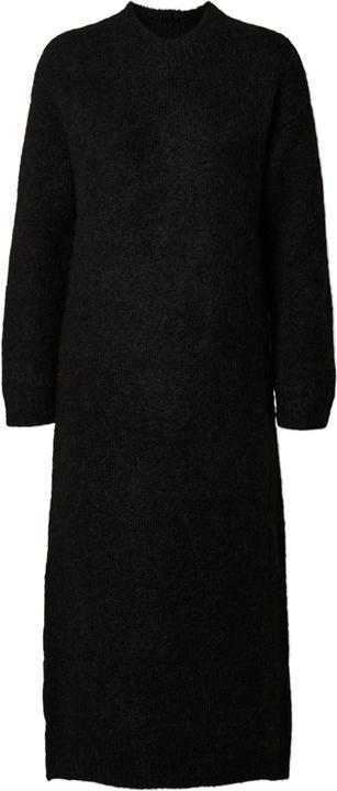 Selected Femme Slfgabella Ls Knit O-Neck Dress Camp