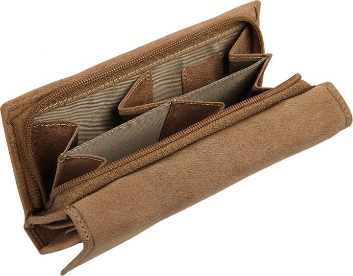 Image du produit Klondike 1896 Donna Cuir naturel Damengeldbörse, Marron moyen