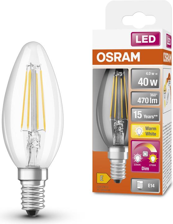 Actual product image Osram Superstar Classic B (E14, 40 W, 470 lm, 1 x, E)