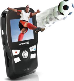 Aiptek 3D i2, 3D HD, Flash, Schwarz (4 x)