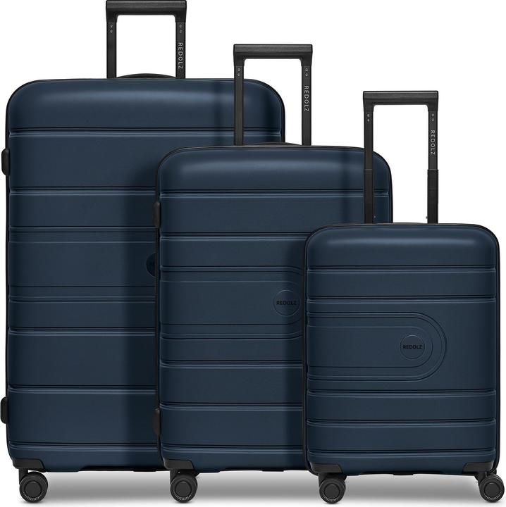 Produktbild Redolz Essentials 11 4 Rollen Kofferset 3-teilig mit Dehnfalte (240 l, XL (ab 115l))