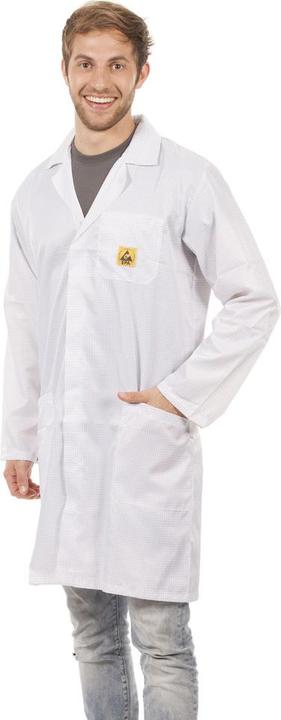 Actual product image Wolfgang Warmbier ESD work coat AM-120, size L, white (L)