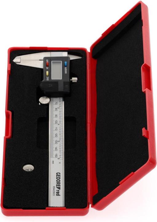 Productafbeelding Gedore Red Digitale schuifmaat met LCD-display in plastic doos (25 cm)